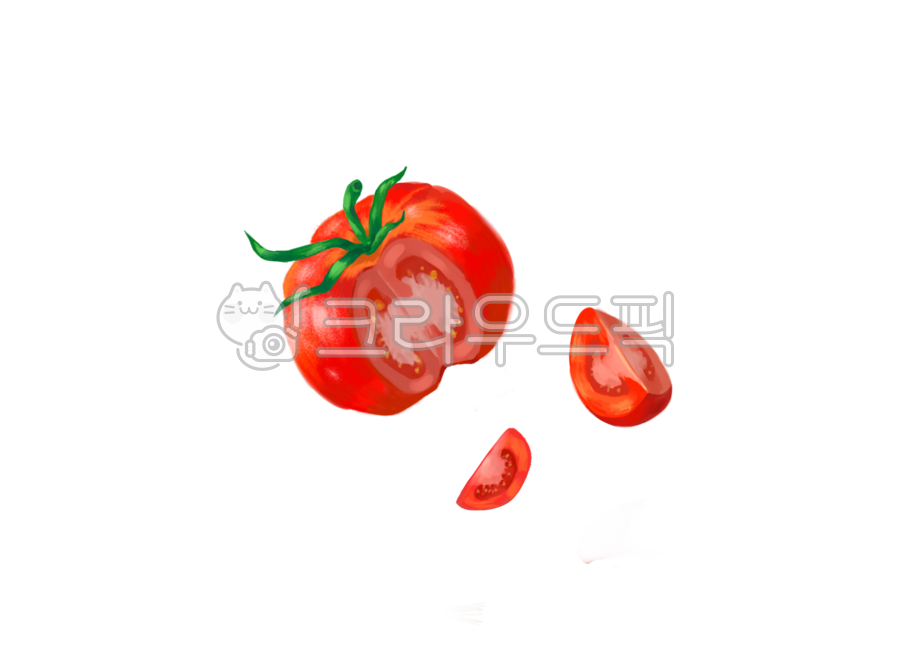 야채,토마토,일러스트,토마토일러스트,음식,음식일러스트,누끼,remove background