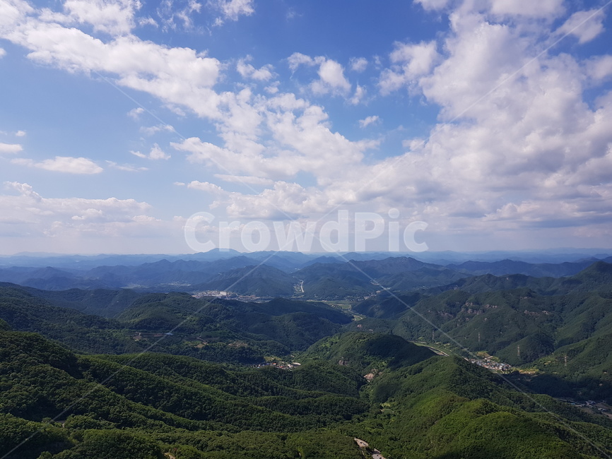 하늘,자연,풍경,전망대,적상산전망대
