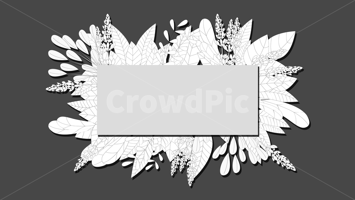 이름표,네임택,꽃,흑백,야생화,비즈니스,사업,business,service,work,그래픽,일러스트레이션,graphic,illustration