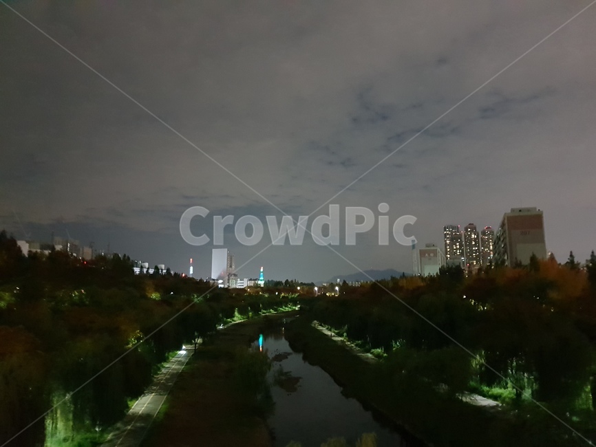 강,양재천,저녁,밤,산책로,가로수등,산책,야경,밤,풍경,nightscape,night,landscape,도시,city,한국도시풍경,한국도시경관,korea cityscape,ditch,도랑
