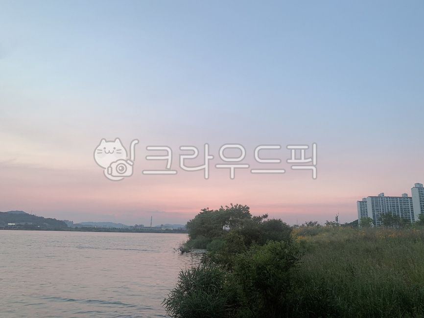 강,강뷰,핑크뷰,핑크색,푸른하늘,nature,자연,outdoors,옥외