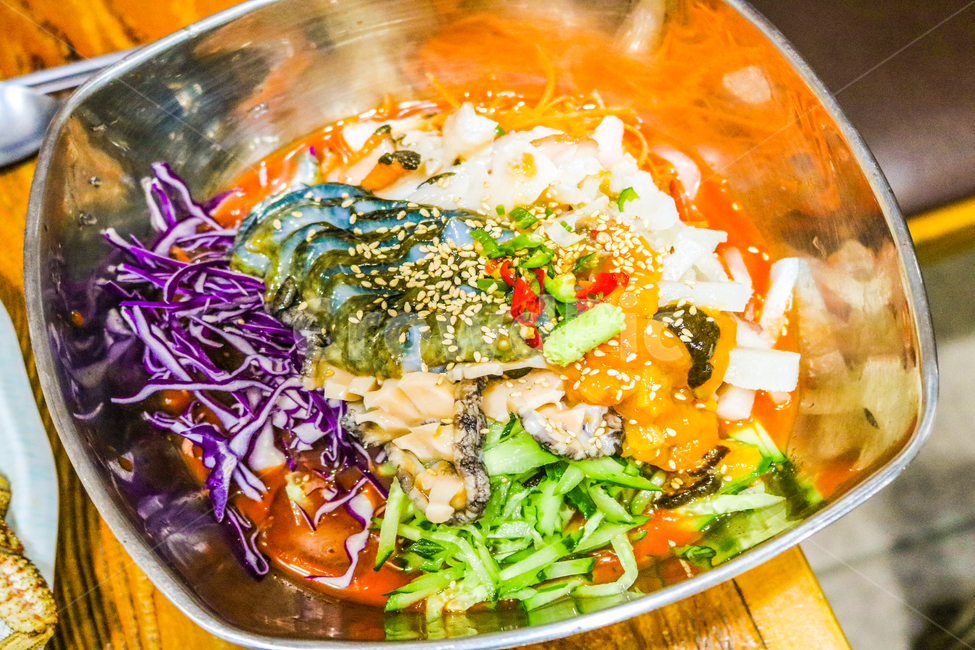 물회,회,사발,대야,해산물,야채,음식,별미,여름음식,음식,식재료,요리,food,cook,meal,dishes,food reserves