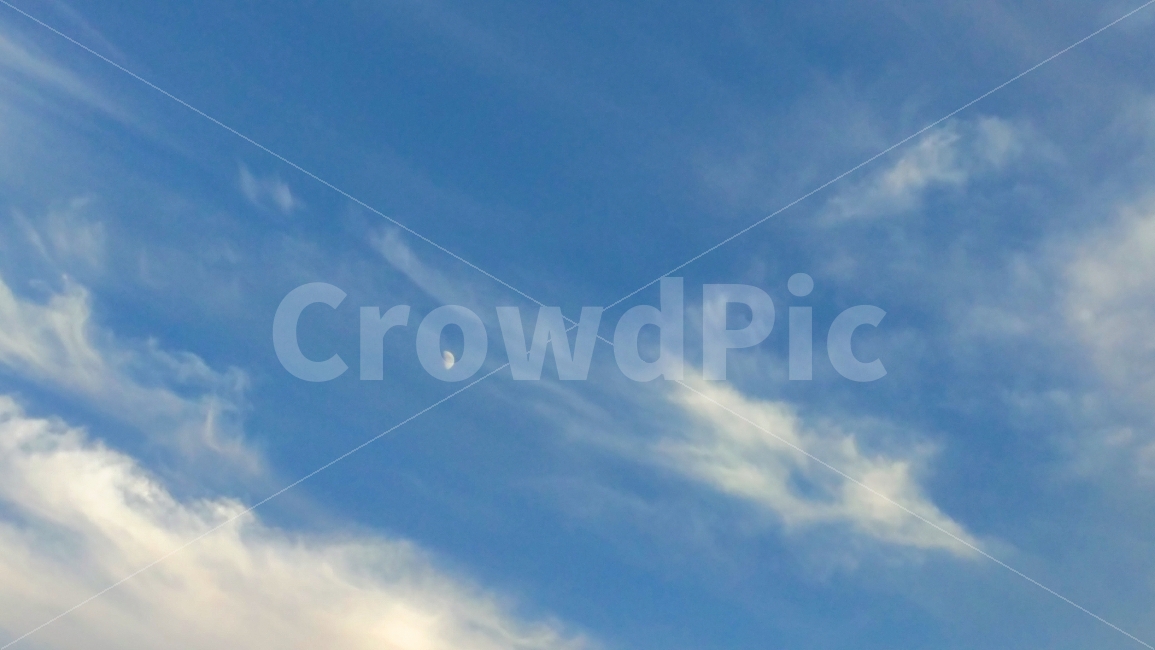 달,낮달,하늘,구름,풍경,자연,자연,풍경,nature,landscape,outdoors,옥외,azure sky,푸른 하늘,sky