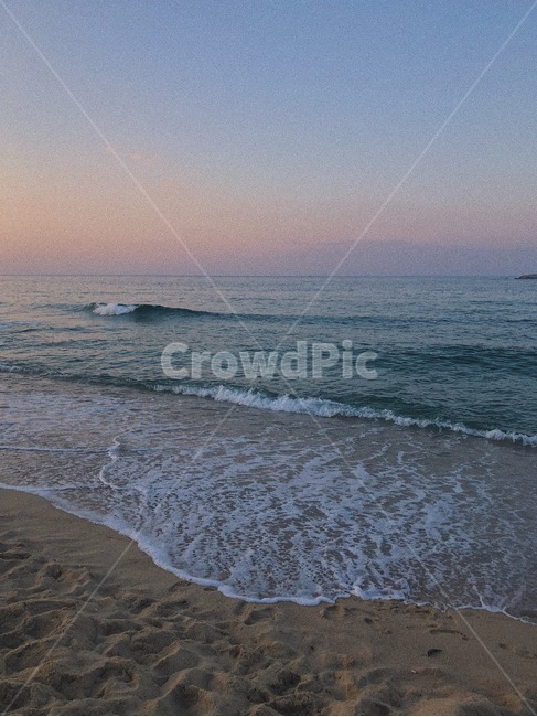 강원도,강릉,경포해변,바다,노을,여름,해변,ocean,sea
