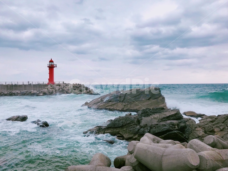 바다,외로움,어두움,등대,방파제,파도,바닷가,등대,lighthouse