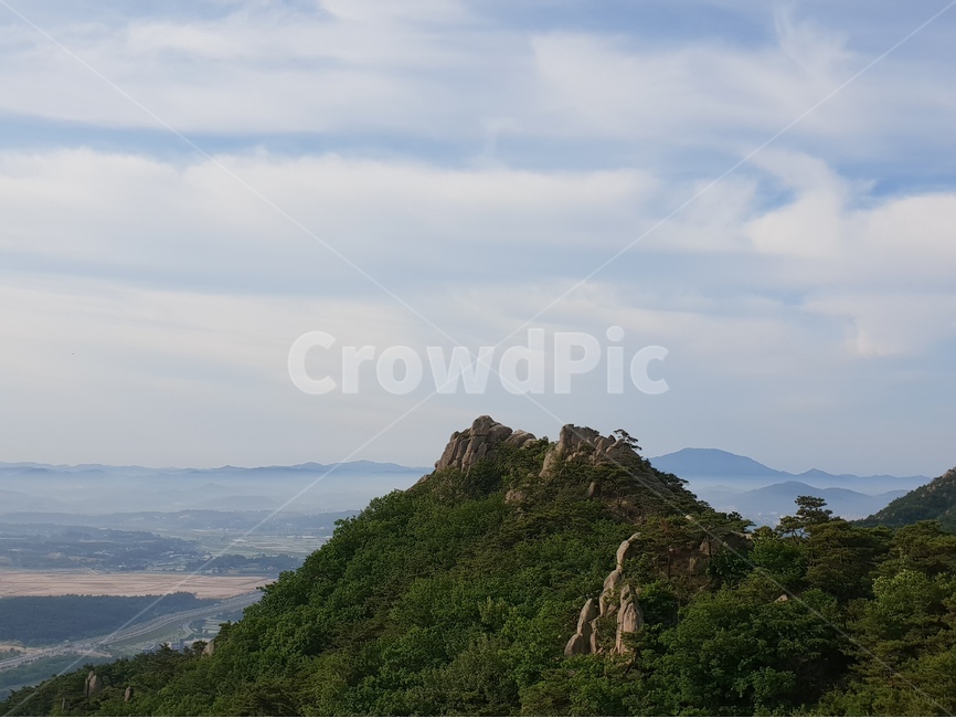 용봉산,산,풍경,바위,구름,나무,자연,풍경,nature,landscape,outdoors,옥외