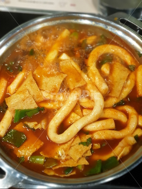 떡볶이,국물떡볶이,어묵,떡,냄비떡볶이,koreafood,음식