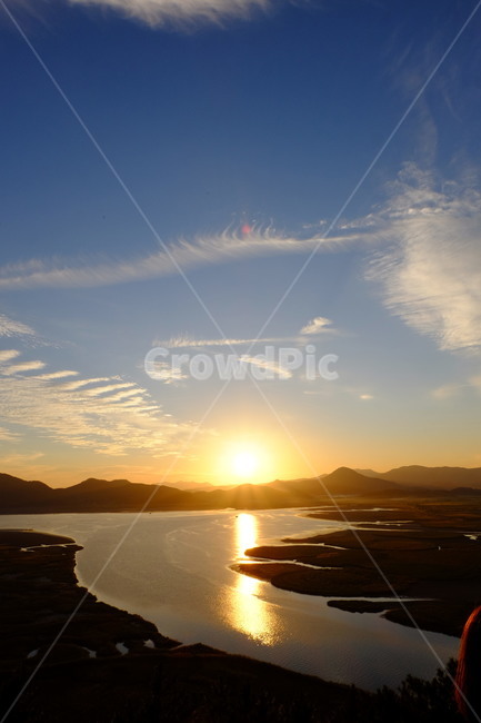 순천만,전망대,노을,갈대,순천,sunset,조각배
