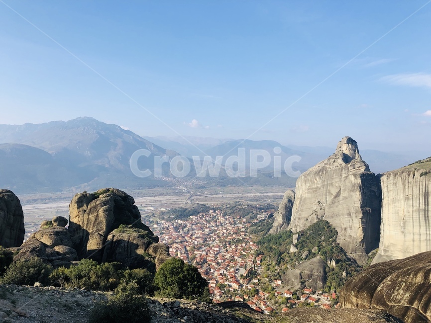 마을,전망대,바위,나무,village,observatory,rocks,하늘,sky,cloud
