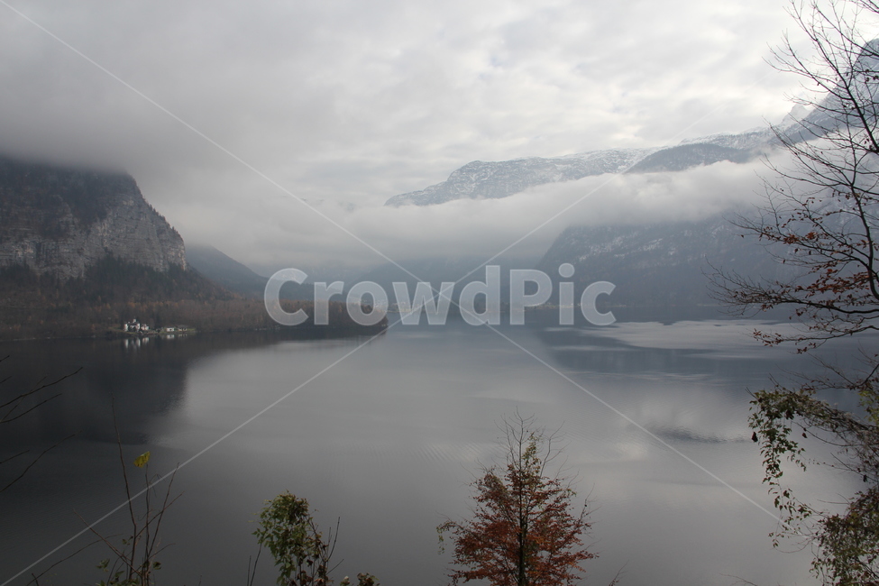 자연,물,안개,물안개,짤츠부르크,자연,풍경,nature,landscape,promontory,곶,water,outdoors,옥외