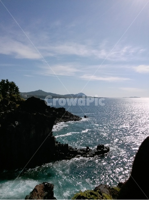 바다,제주도,맑은날씨,풍경,하늘,자연,풍경,nature,landscape,promontory,곶,outdoors,옥외