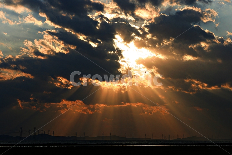 노을,빛,구름,갯벌,하늘,자연,풍경,nature,landscape,flare,플레어,light,sunlight,햇빛