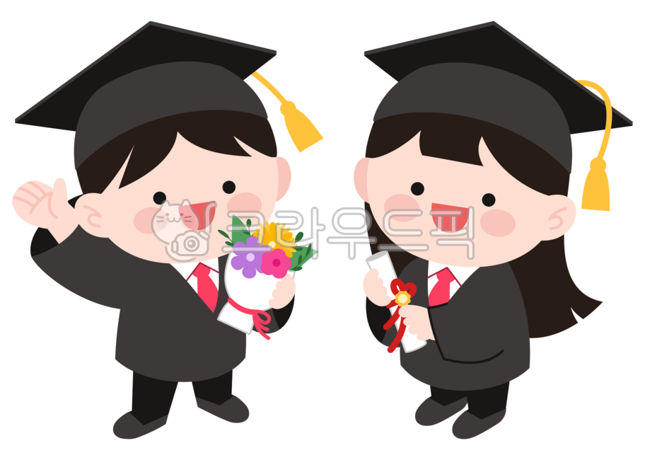 졸업, 졸업생, 졸업식, 졸업일러스트, 공부, 사진,이미지,일러스트,캘리그라피 - nowyoung작가