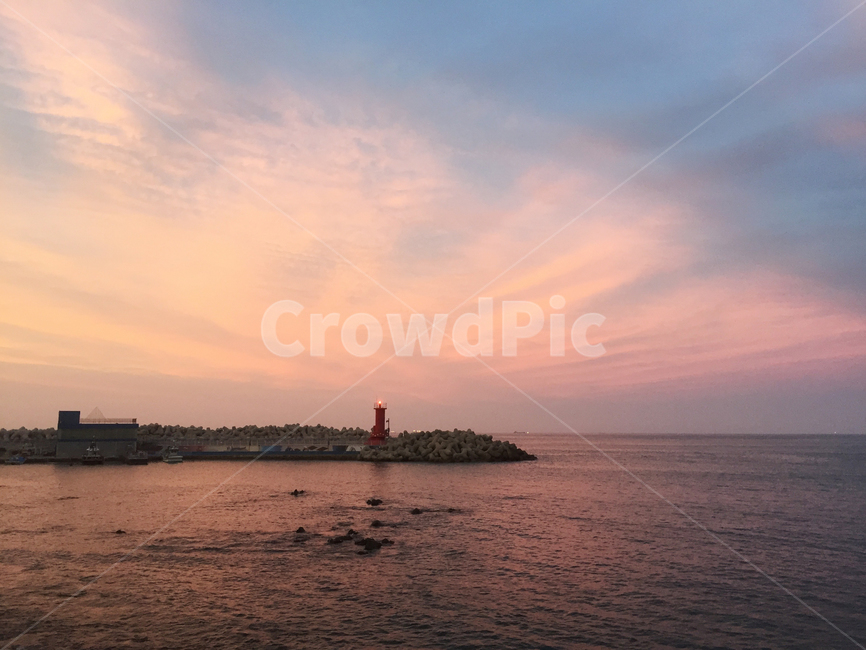 간절곶,바다,일몰,sunset,붉은하늘,등대,lighthouse,등댓불,sea,울산,자연,nature,landscape,풍경,등대,lighthouse