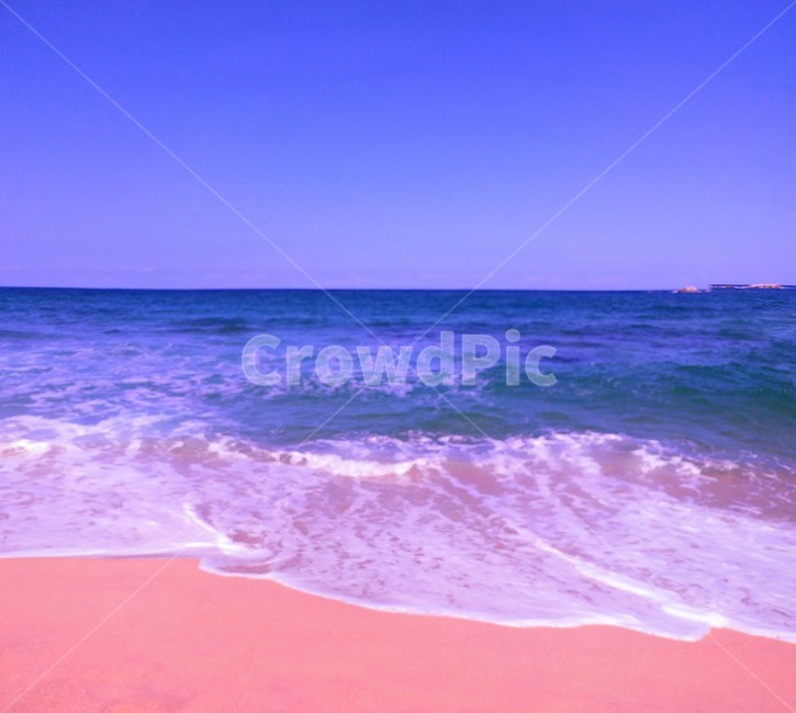 바닷가,몽환,물,여름,분홍,자연,풍경,nature,landscape,해변,바다,beach,sea,shoreline,해안선,water,outdoors,옥외,ocean,대양,coast,연안