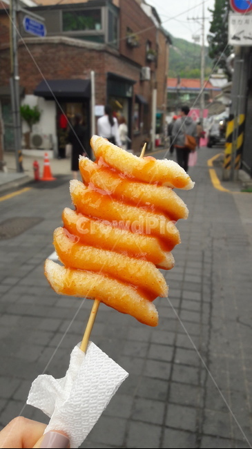 떡,간식,추억,꼬치,길거리,양념