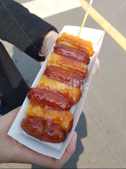 소떡소떡,간식,음식,휴게소,매콤한,snack,sausage