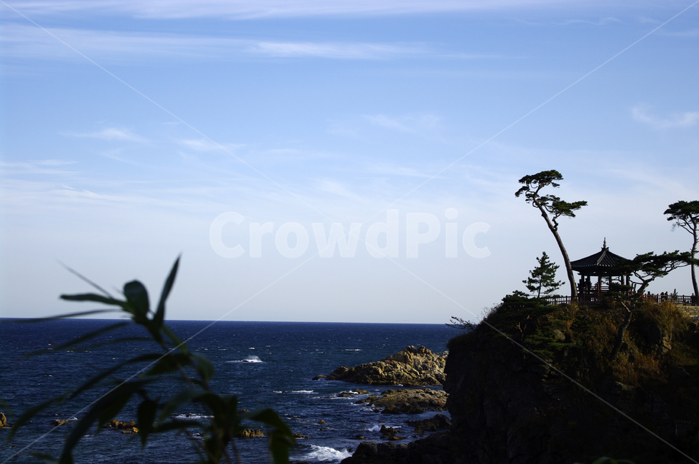 하늘,나무,바위,구름,정자,풍경,자연,풍경,nature,landscape,한국자연풍경,한국자연경관,korea nature landscape,promontory,곶