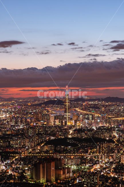 롯데타워,일몰,야경,바탕화면,배경화면,남한산성,landscape,sunset,풍경,구름,cloud,nightview