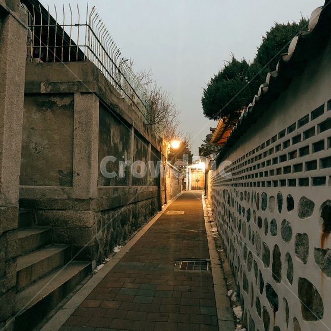 한옥,거리,풍경,자연,저녁