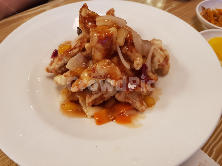 dish,요리,meal,식사,food,음식,탕수육,찹쌀탕수육,중국요리,중국음식,chinese,꿔바로우