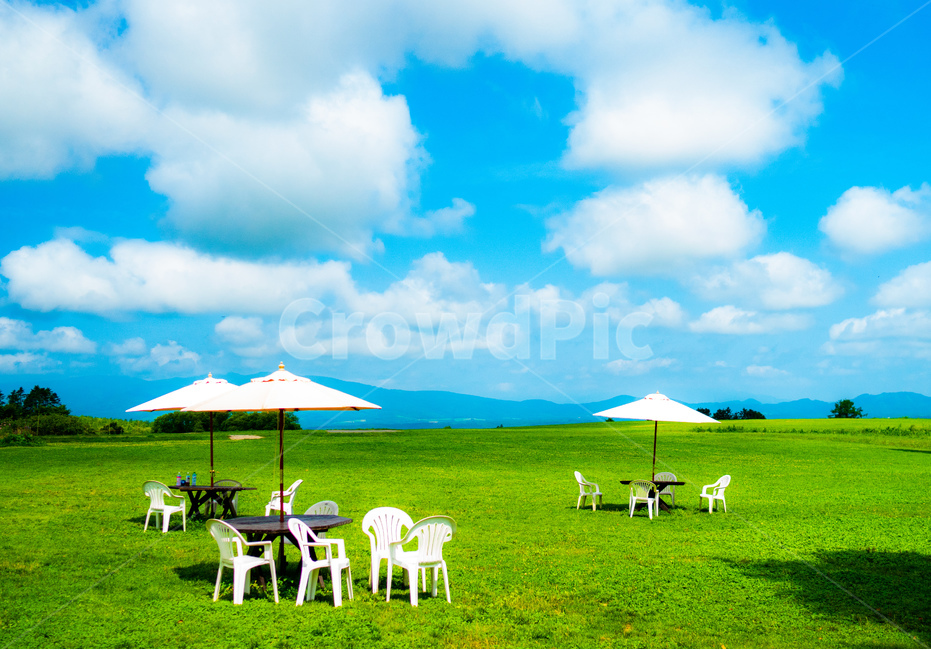 grass,잔디,초원,휴식,구름,하늘,테이블,의자,공원