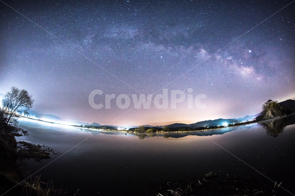 은하수,별궤적,왕따나무,밤,별,야경,밤,풍경,nightscape,night,landscape,nature,자연,outdoors,옥외