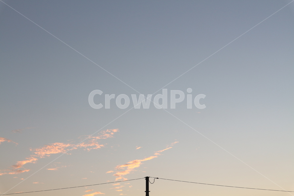 하늘,전봇대,전기줄,일몰,구름,파스텔,sky,telephonepole,sunset,dusk,nightfall,cloud
