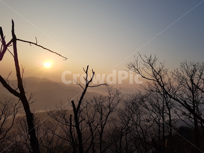 해,일출,산,운무,능선,자연,풍경,nature,landscape,flare,플레어,light,빛