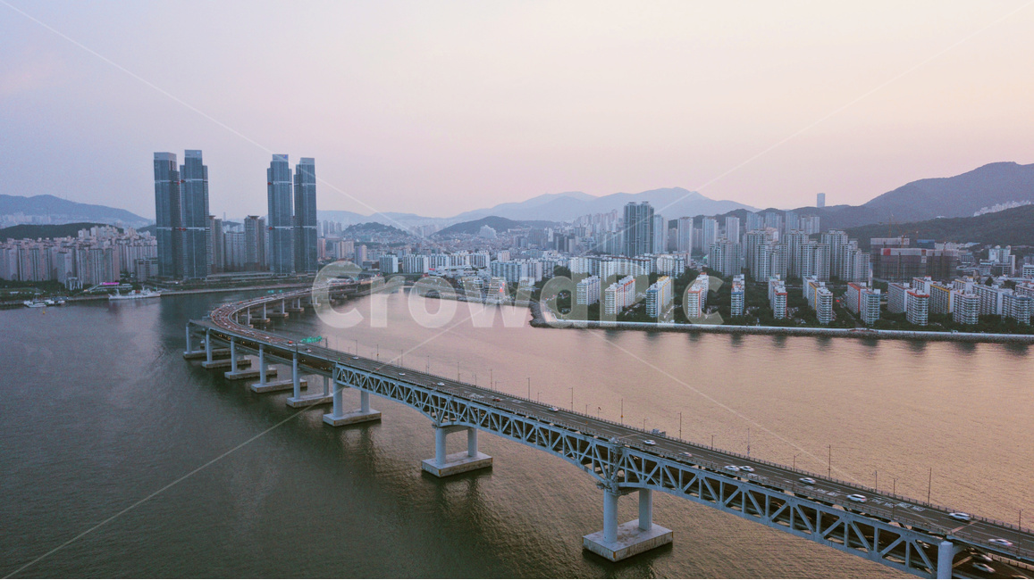 도시,광안대교,부산,석양,노을,도시풍경,드론,항공촬영,건축,건물,바다,다리,아파트,도시,풍경,city,landscape,building