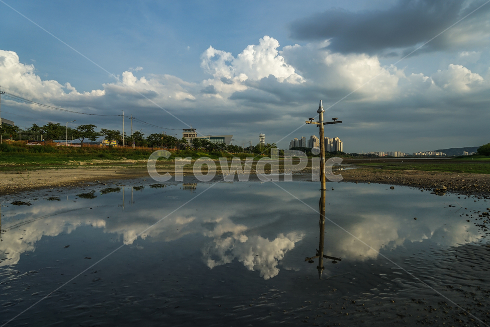 저수지,호수,하늘,구름,풍경,자연,나무,자연,풍경,nature,landscape,weather,날씨,cumulus,적운,outdoors,옥외,sky,cloud