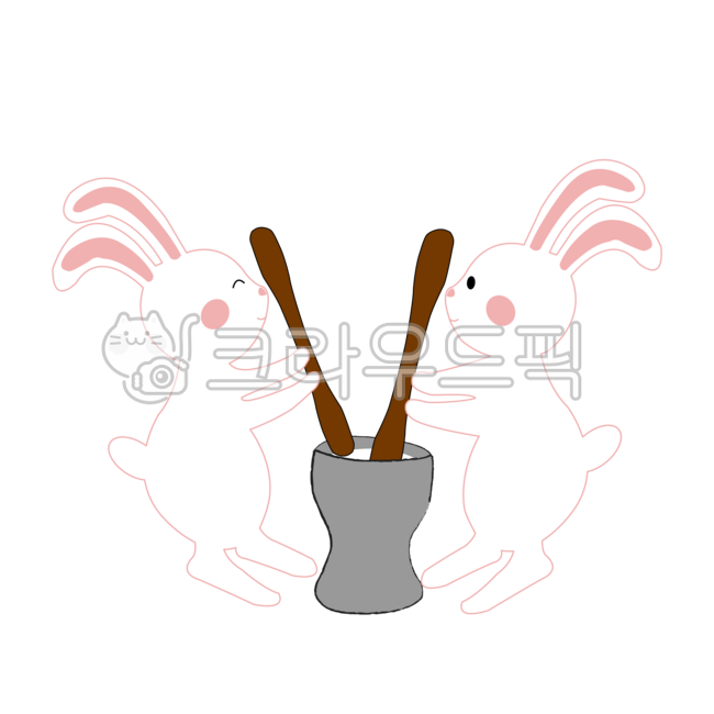 추석,보름달,토끼,방앗간,일러스트,일러,illust,png