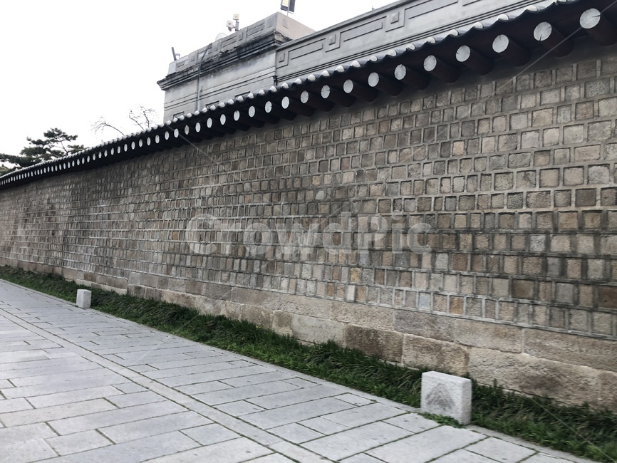 궁,풍경,돌담,웅장함,거리풍경