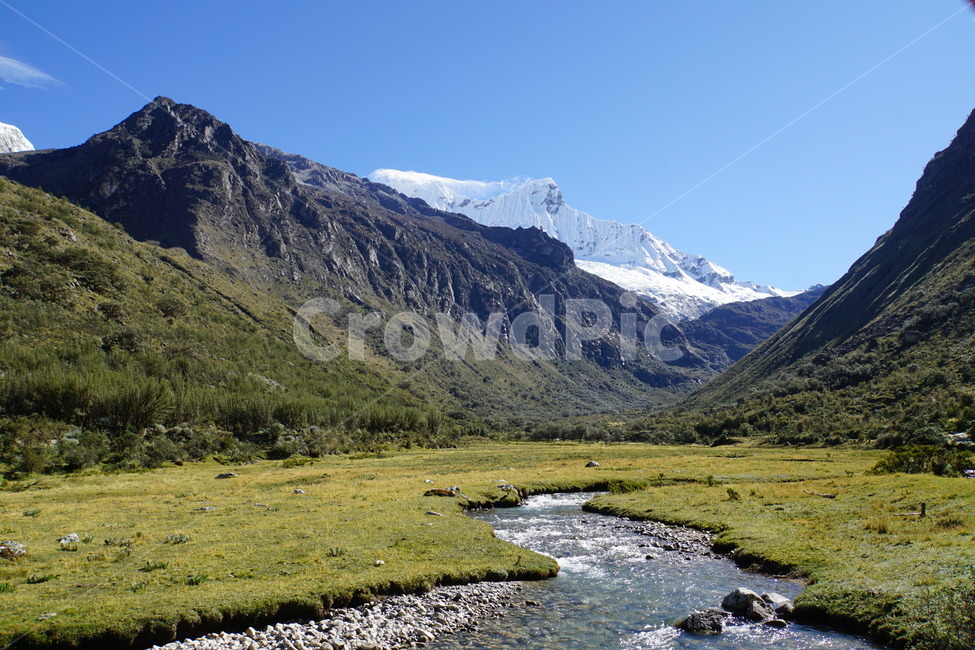 nature,자연,mountain,산,페루,69호수,들판,field,stream,흐름