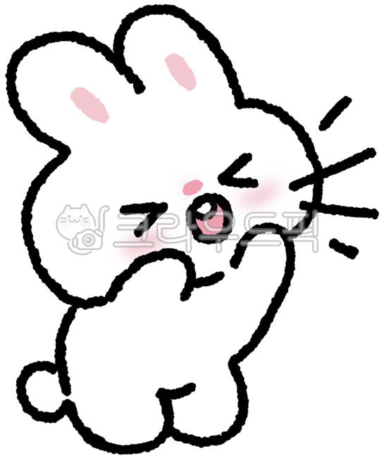 rabbit,notice,notification,illustration,hand drawing,drawing,cute,sticker