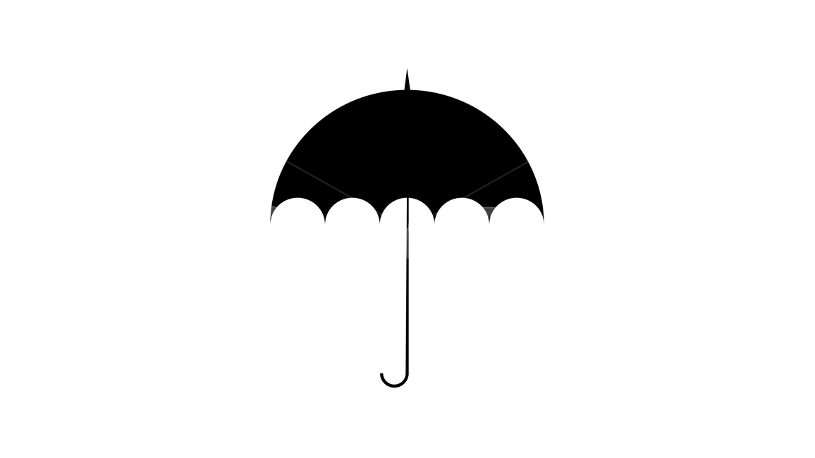 우산,검은우산,택배상자,umbrella,blackumbrella,그래픽,일러스트레이션,graphic,illustration