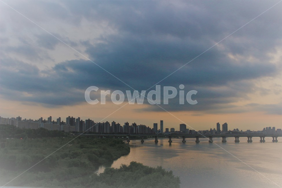서울,한강,저녁,하늘,노을,날씨,좋음,구름,감성,outdoors,옥외,도시,풍경,city,landscape,한국도시풍경,한국도시경관,korea cityscape,nature,자연