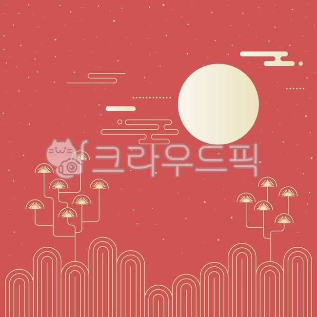 Frame,pine tree,line,pattern,dot,simple,full moon of the first lunar month,holiday,cloud,newyear,vector,tradition,full moon of the first full moon,Chuseok,new year,Korea,Lunar New Year,border,Background,New Years card,nature,traditional pattern,korea,trad