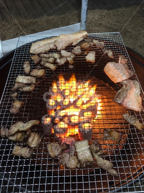 바베큐,숯불,삼겹살,불멍,저녁밥,그릴바베큐,목살