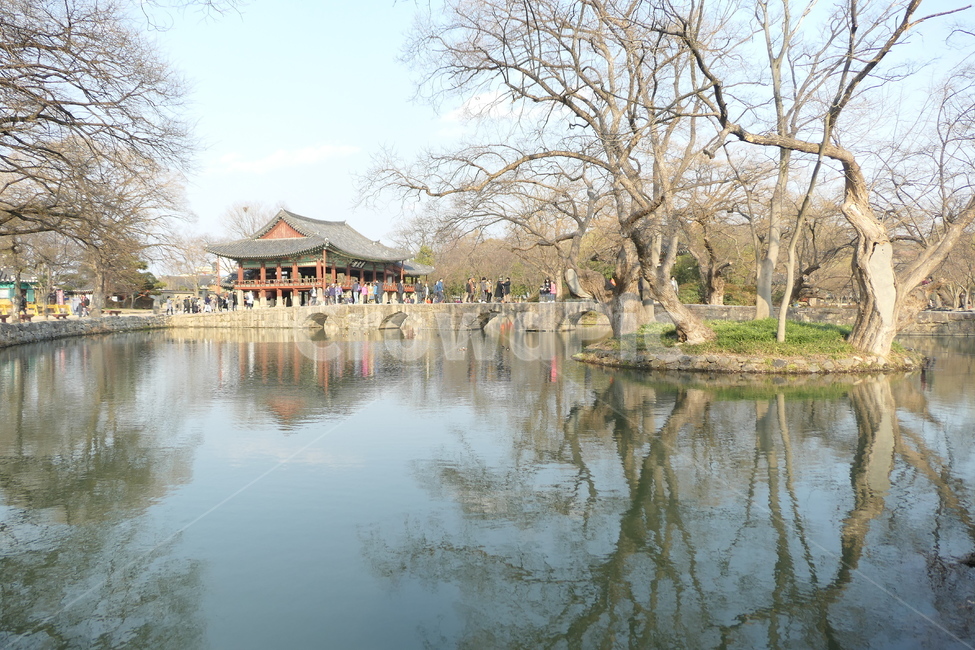남원,광한루,연못,반영,한가로움