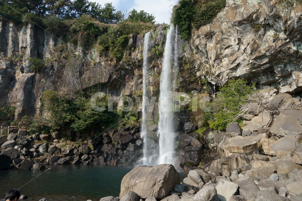 제주도,겨울,바다,폭포,정방폭포,서귀포,jeju,nature,자연,waterfall,jejulandmark,landscape