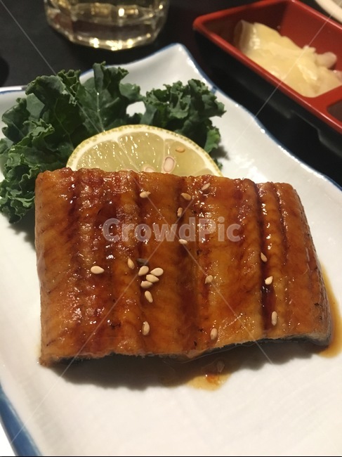 장어,우나기,일식,일식당,레몬,반찬,정식,japanese,food,foods,restaurant,레스토랑,lemon,side,dish,fish,eel
