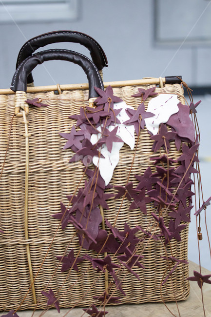 가을,식물,가방,낙엽무늬,basket,바구니,장식,낙엽장식,가을,계절,fall,autumn,season