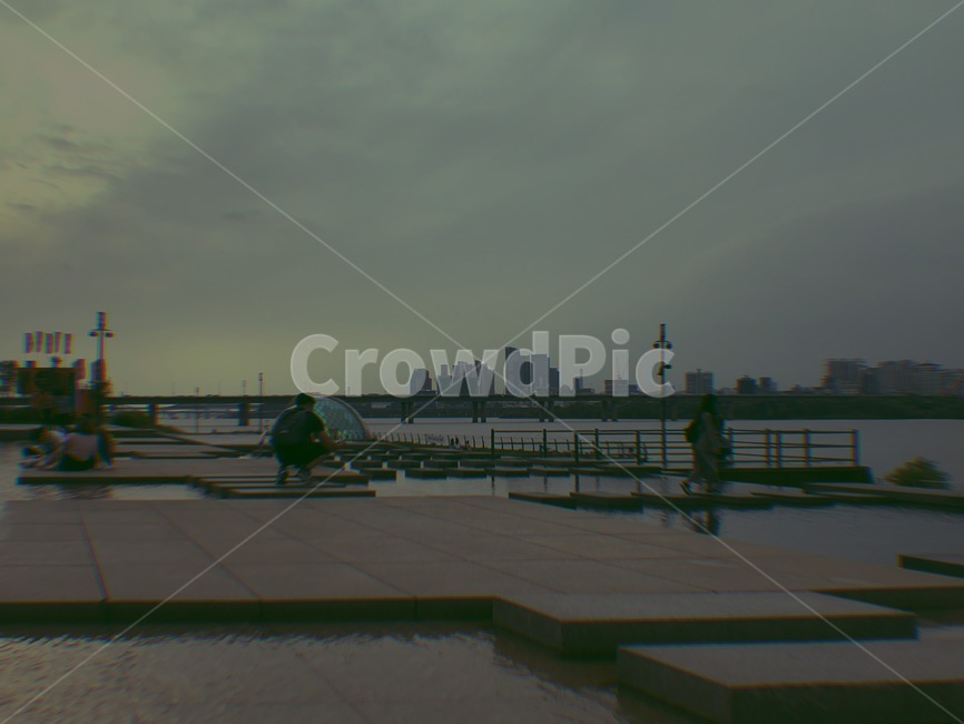 atmosphere,cloud,park,film camera,Han River