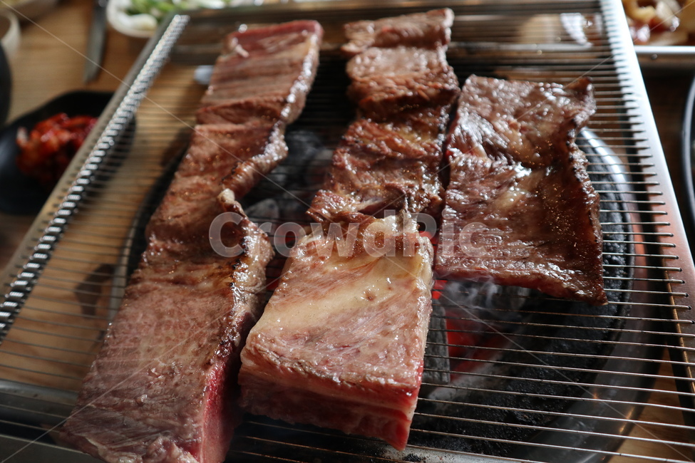 갈비,소갈비,고기,숯불구이,생갈비