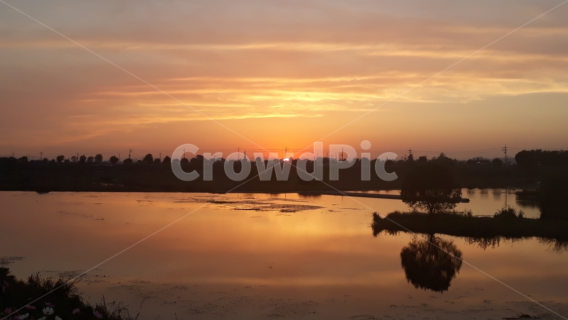 일몰,해질녘,호수,자연,색감,sunset,nature