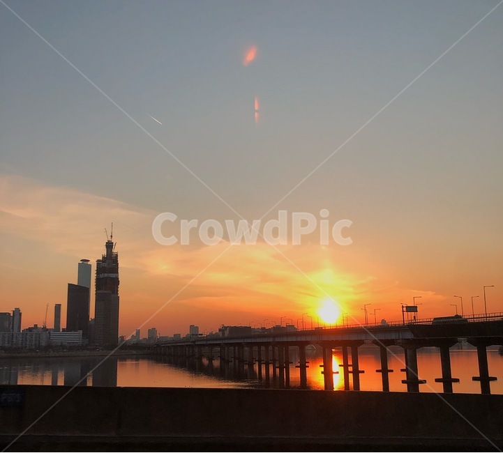 일몰,노을,풍경,한강,저녁노을,sunset