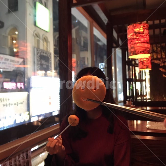 스마일감자,술집,장난,스마일,감자튀김,이자카야,potato,smile,frank,food,pub