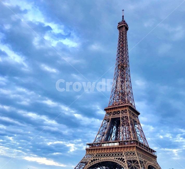 에펠탑,파리,프랑스,흐린하늘,tower,건축물,architecture,탑