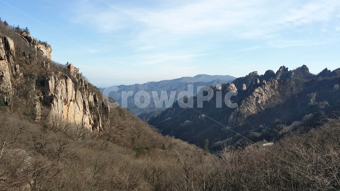 산,풍경,겨울,나무,돌산,자연,풍경,nature,landscape,outdoors,옥외,mountain range,산맥,mountain